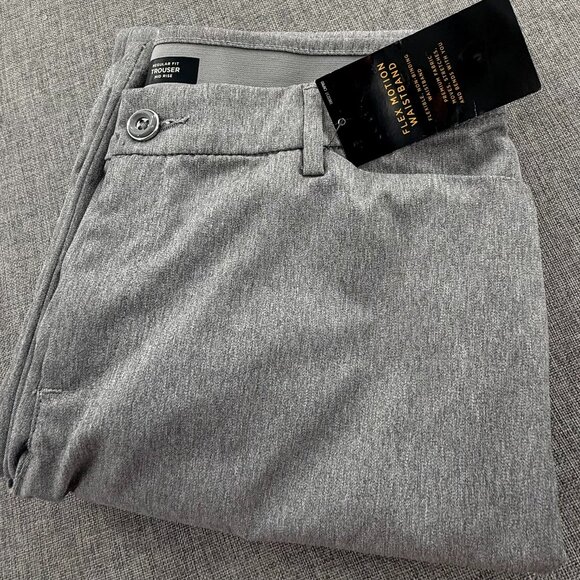 NEW! Womens Lee Trouser Pants Gray Ultra Lux comfort w/ Flex Motion 8 Medium - Picture 15 of 16